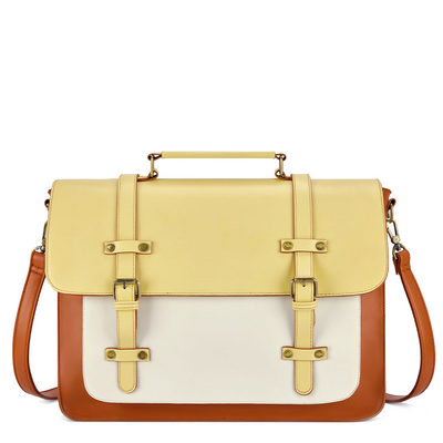 Zainetto Satchel Bicolore Chic – Stilfuld og Alsidig Lædertaske