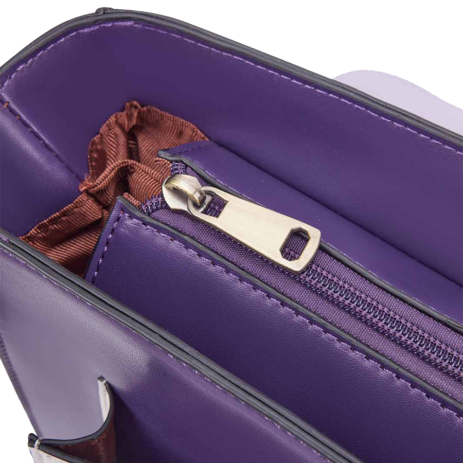 Zainetto Satchel Bicolore Chic – Stilfuld og Alsidig Lædertaske