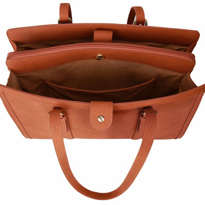 Tote i Læder fra Liva – Opmærksomt Håndværk i Læder