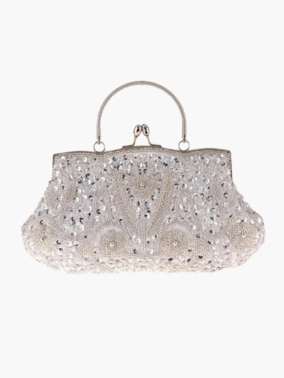 Adina – Broderet Vintage Læder Håndtaske