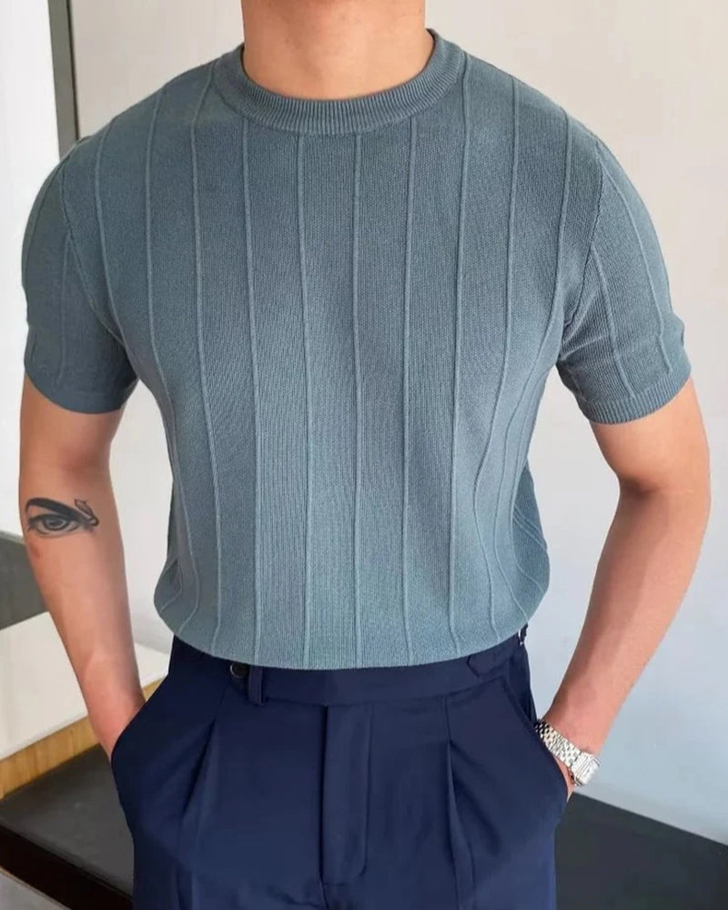 Elias | Casual åndbar herre t-shirt – let trøje i bomuld