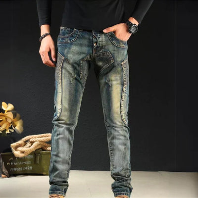 Niels | Herre Denim Jeans Vintage Wash Bukser Mænd