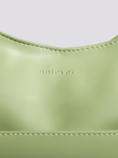 Minimalistisk Vegan Læder Hobo Skuldertaske