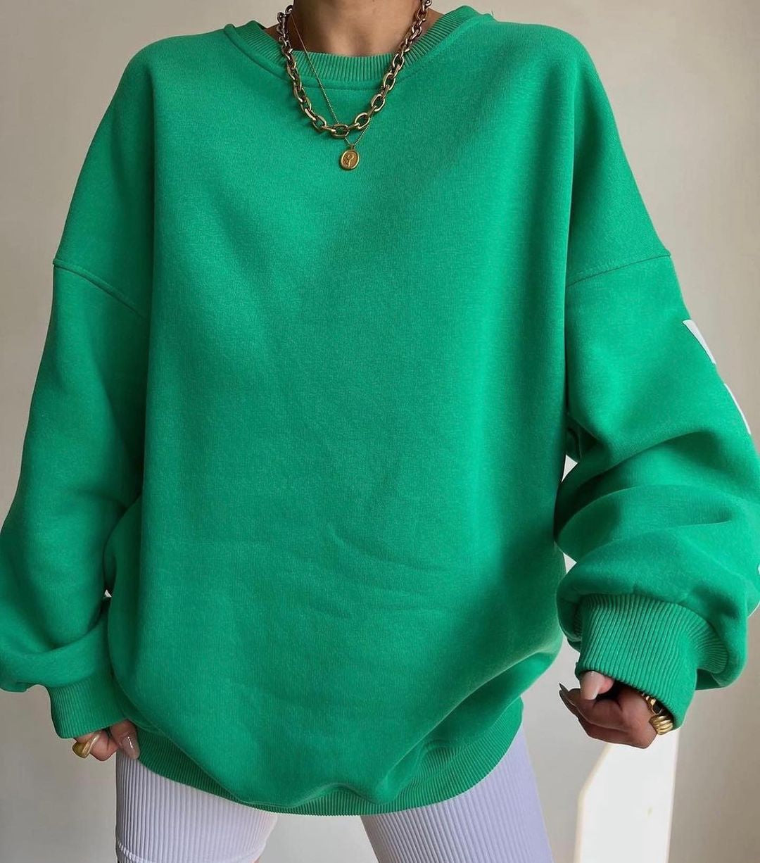 Komfortabel Oversized Sweater til Dame Trøje