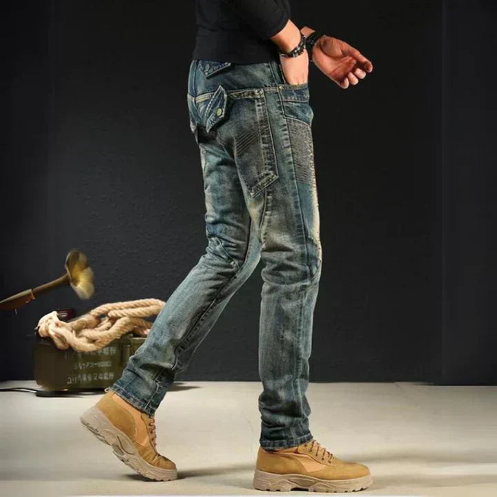 Niels | Herre Denim Jeans Vintage Wash Bukser Mænd