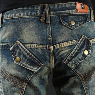 Niels | Herre Denim Jeans Vintage Wash Bukser Mænd