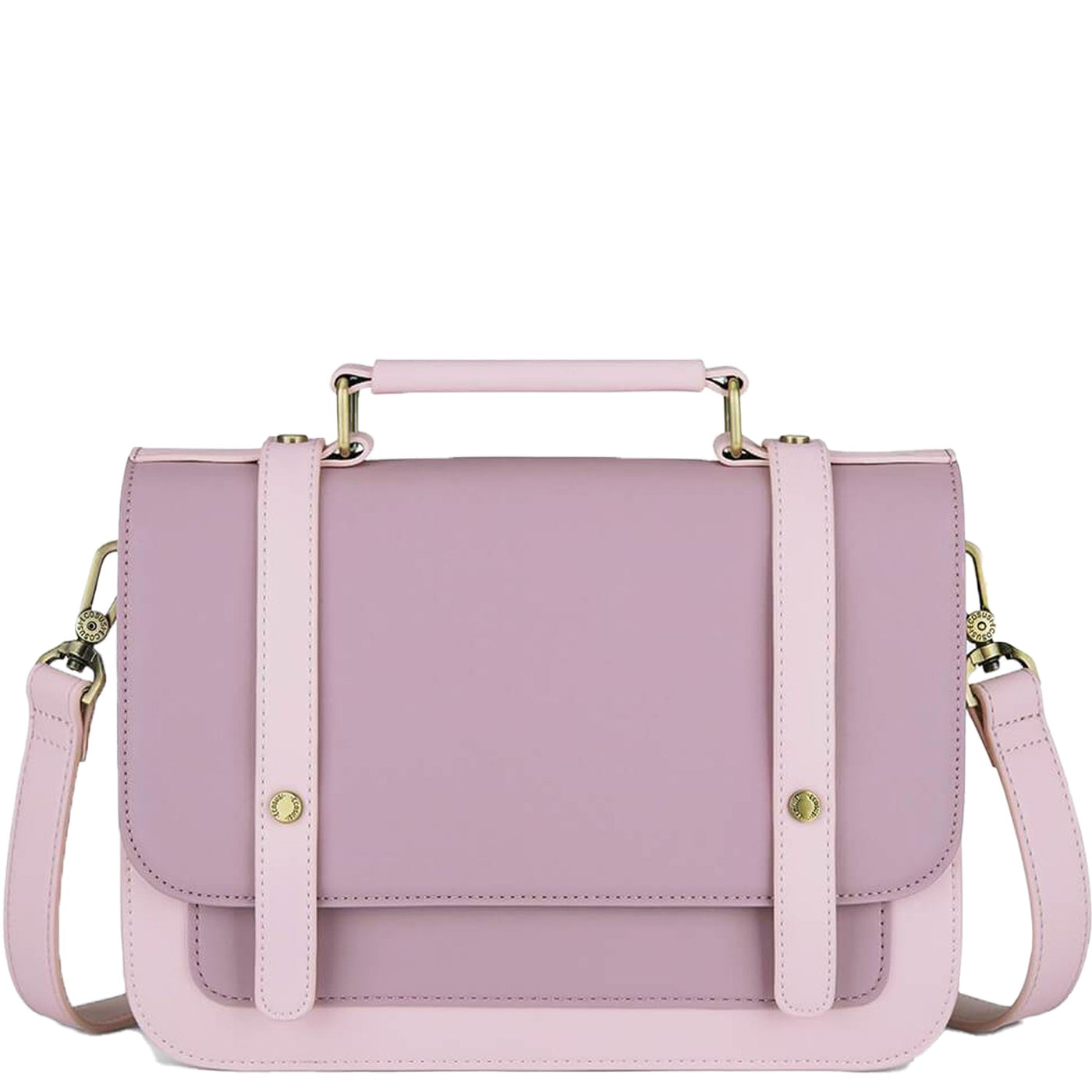 Satchel med Sløjfedetalje – Tidløs Lædertaske i Sort og Grå