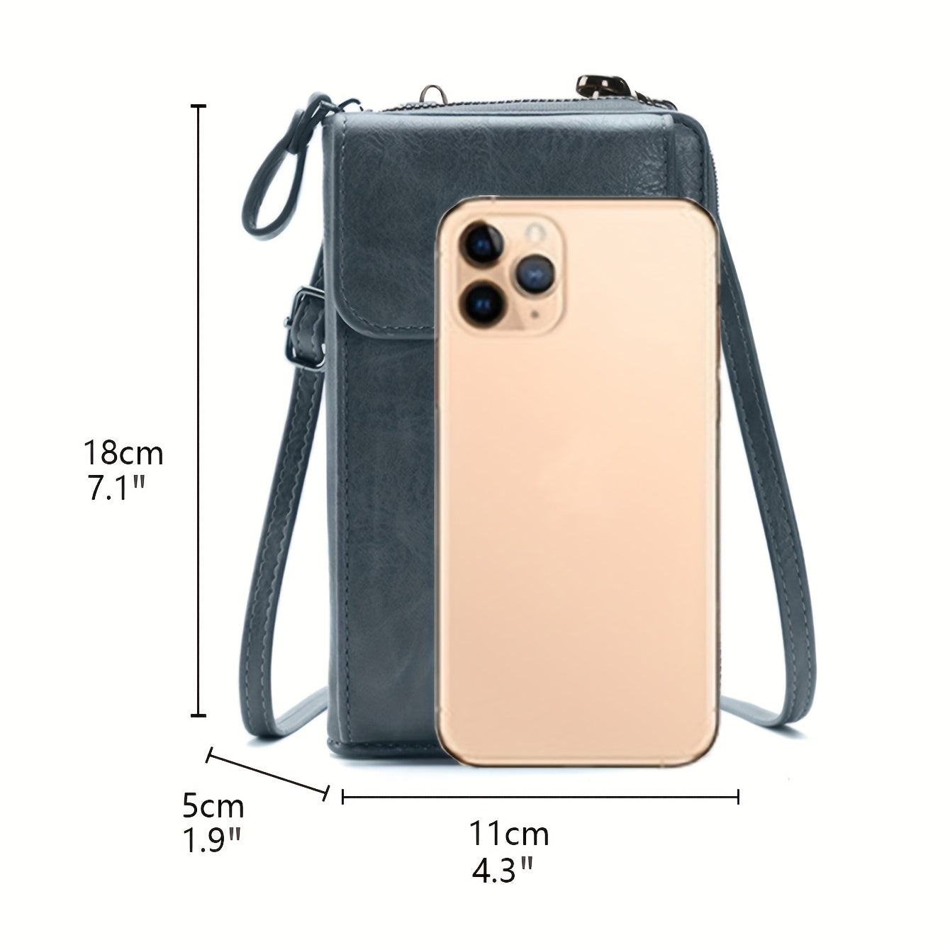 Nicole’s Chic Compact – PU Læder Skuldertaske