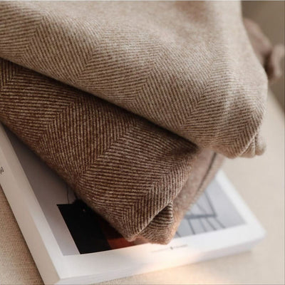 Lea | Kvinders Herringbone Plisserede Bukser Dame