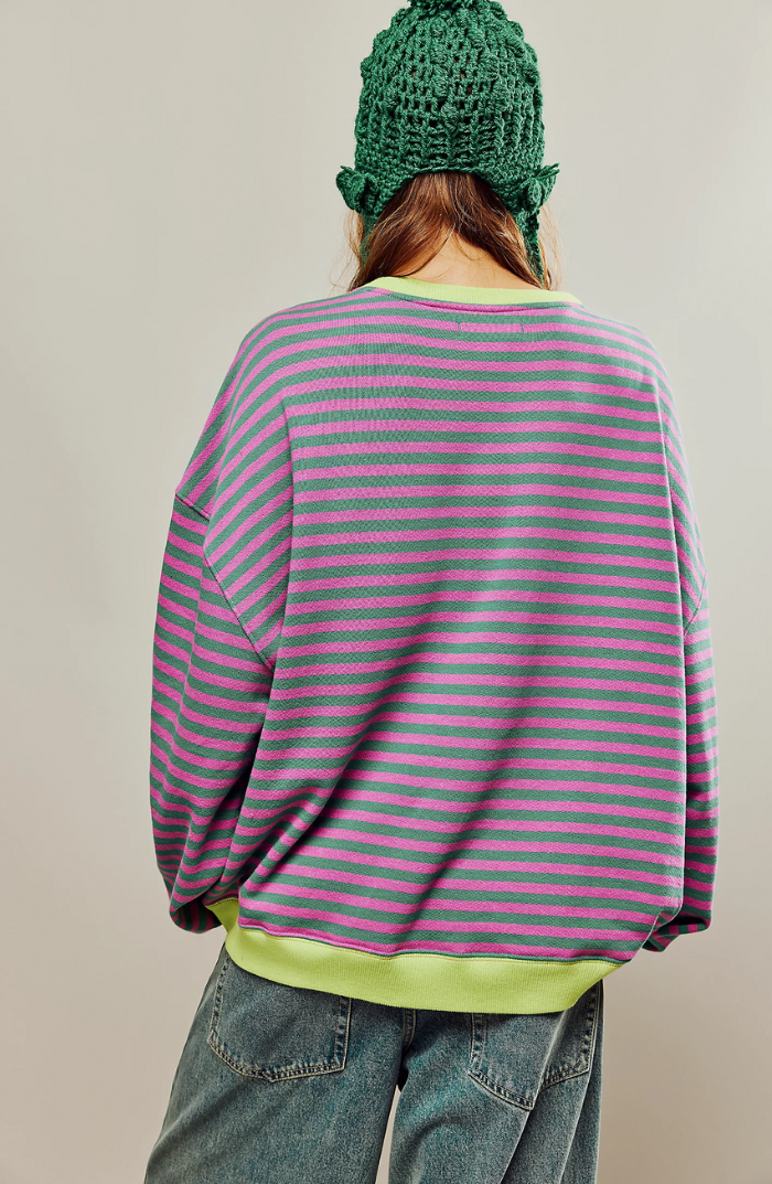 Mare - Oversized Sweater Striped Trøje