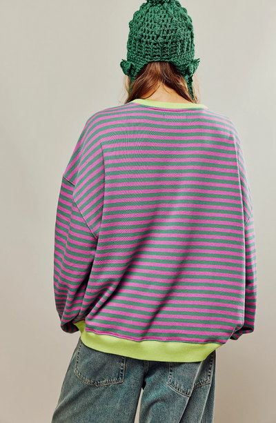 Mare - Oversized Sweater Striped Trøje