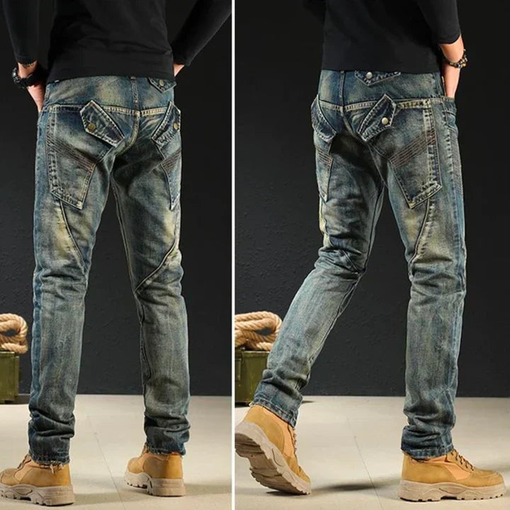 Niels | Herre Denim Jeans Vintage Wash Bukser Mænd
