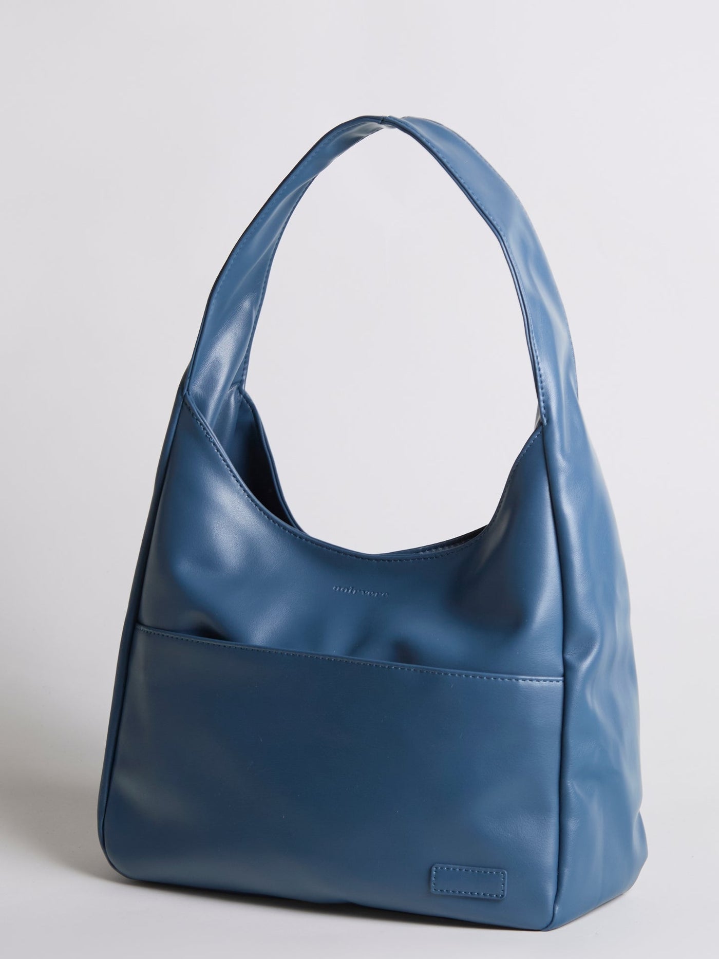 Minimalistisk Vegan Læder Hobo Skuldertaske