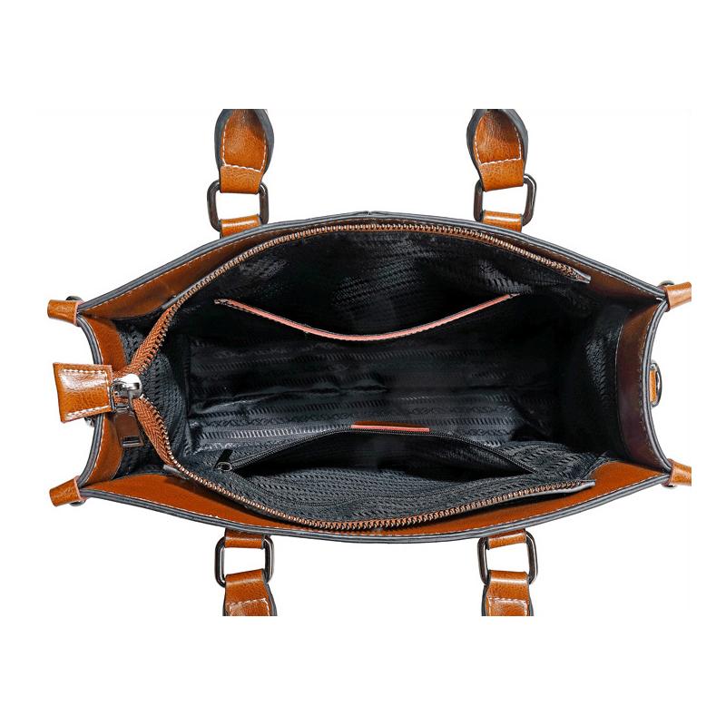 Elegant Lædertaske – Klassisk og Funktionel Skuldertaske