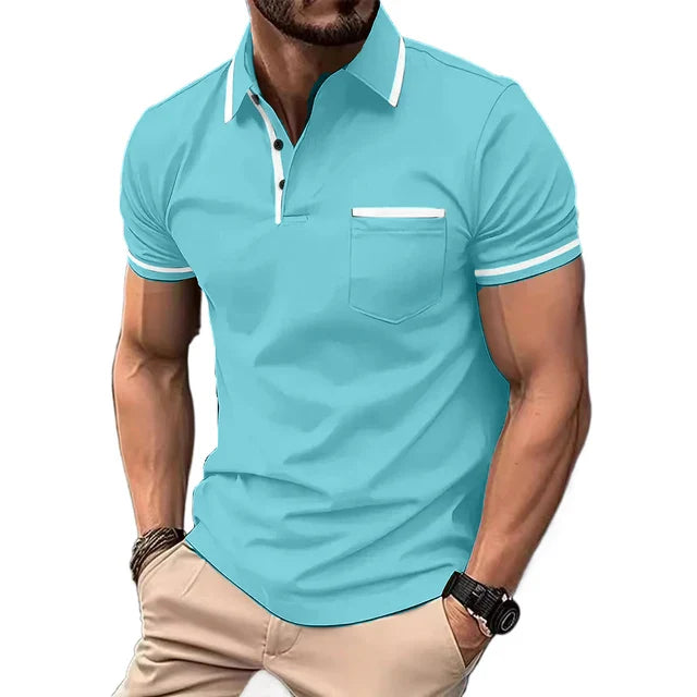 Casual Letvægts Polo Shirt Herre