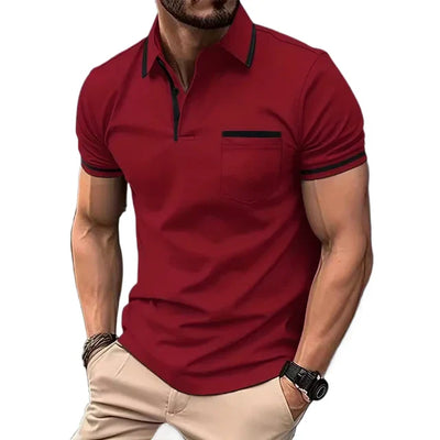 Casual Letvægts Polo Shirt Herre