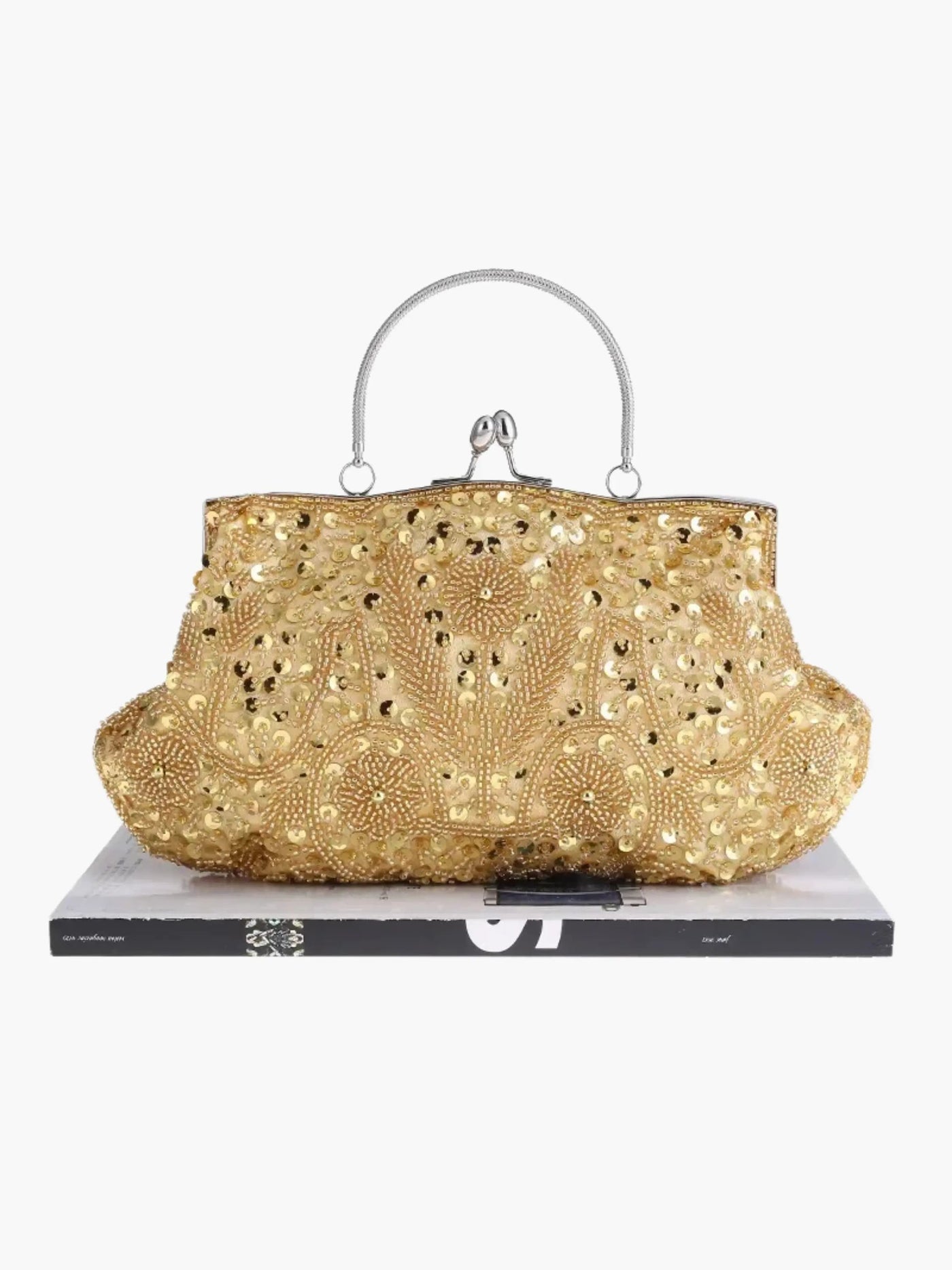 Adina – Broderet Vintage Læder Håndtaske