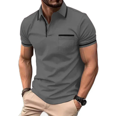 Casual Letvægts Polo Shirt Herre