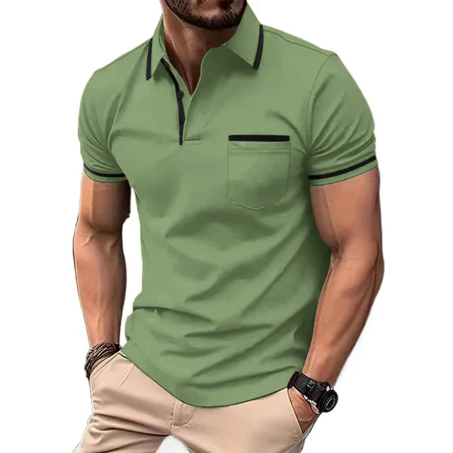 Casual Letvægts Polo Shirt Herre