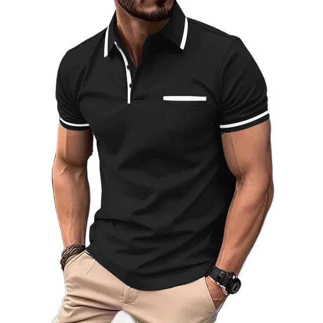 Casual Letvægts Polo Shirt Herre