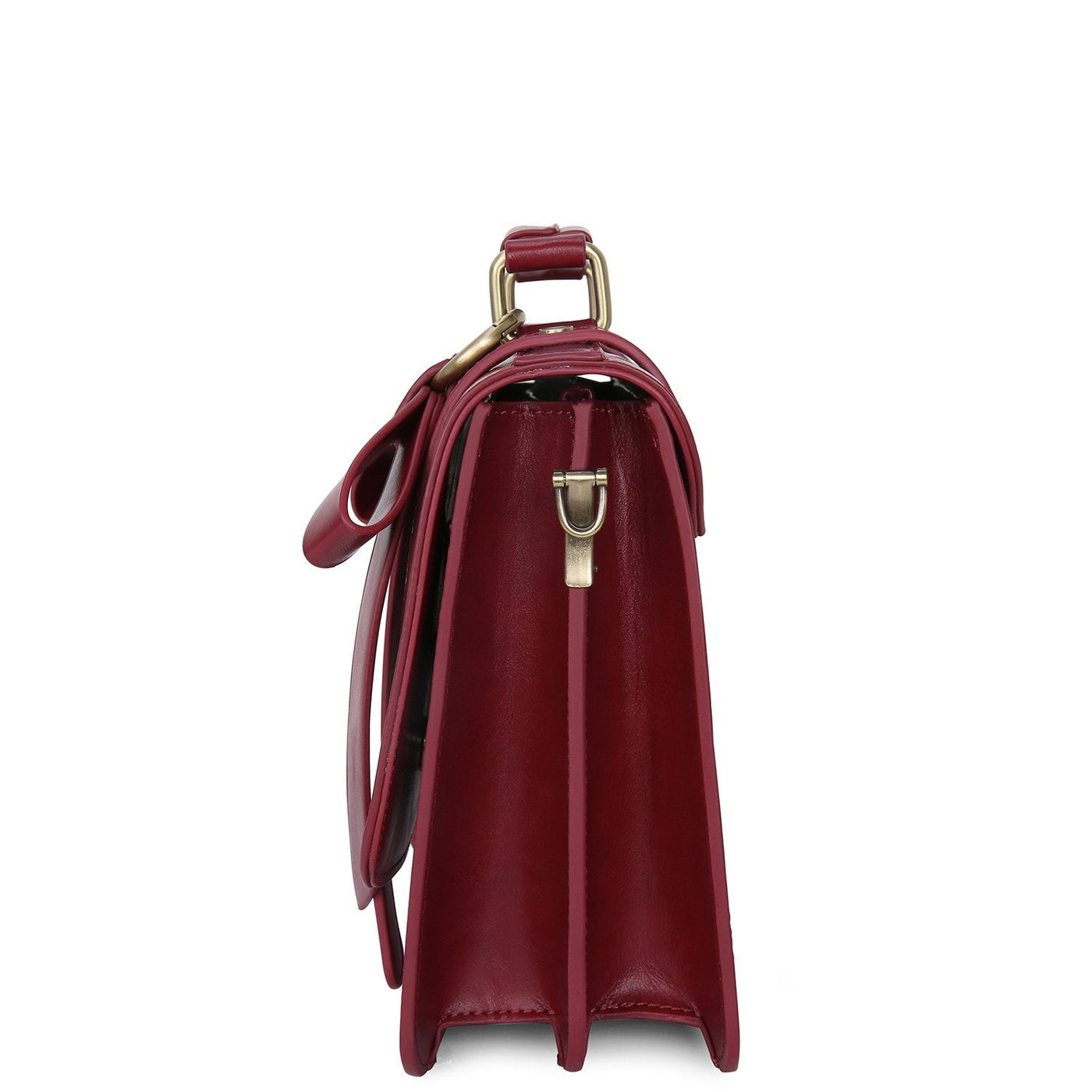 Satchel med Sløjfedetalje – Tidløs Lædertaske i Sort og Grå