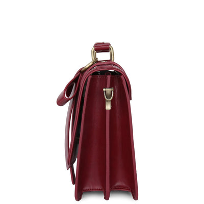 Satchel med Sløjfedetalje – Tidløs Lædertaske i Sort og Grå