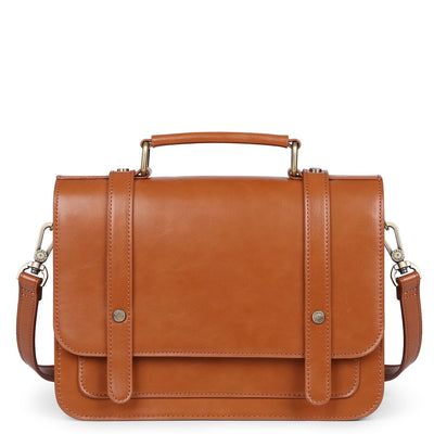 Satchel med Sløjfedetalje – Tidløs Lædertaske i Sort og Grå