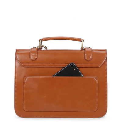 Satchel med Sløjfedetalje – Tidløs Lædertaske i Sort og Grå