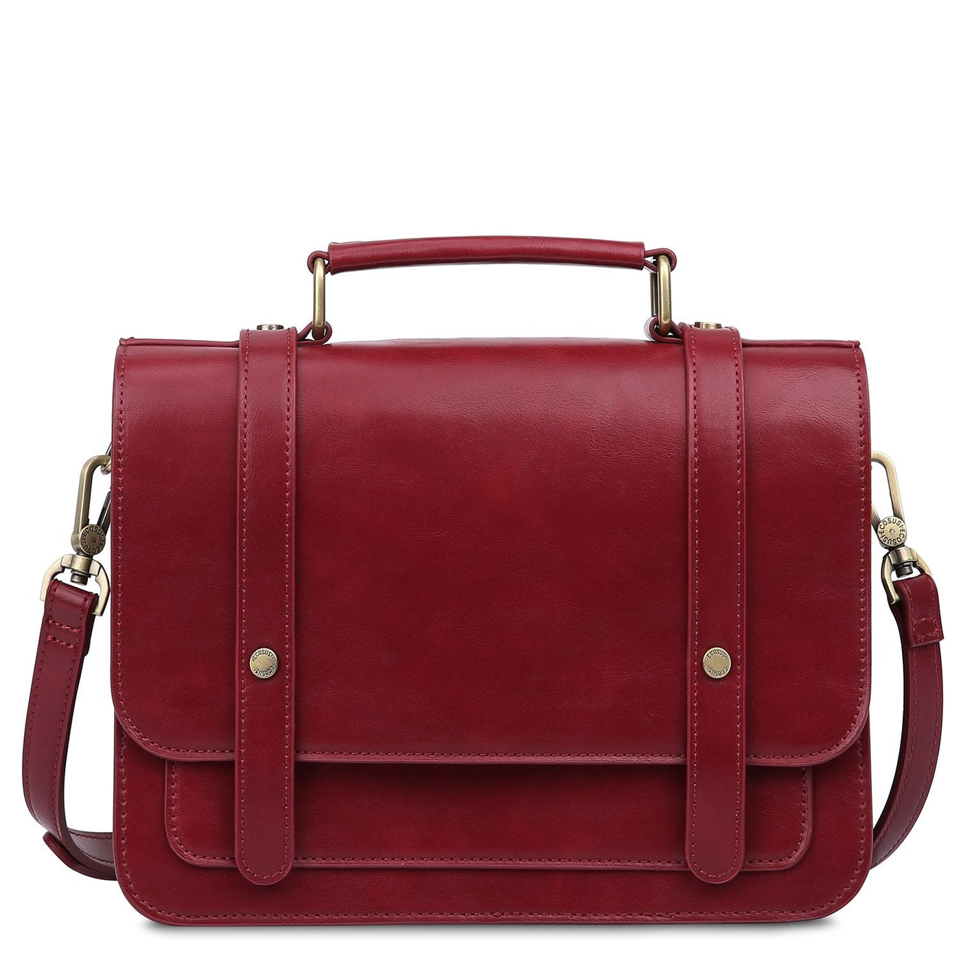 Satchel med Sløjfedetalje – Tidløs Lædertaske i Sort og Grå