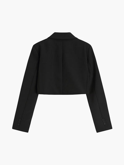Selina | Chic Cropped Blazer Til Dame - Perfect for Office Wear