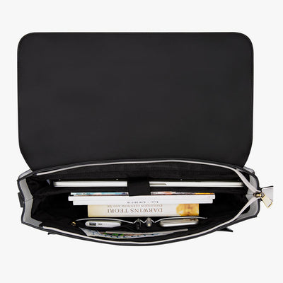 Zainetto Satchel Bicolore Chic – Stilfuld og Alsidig Lædertaske