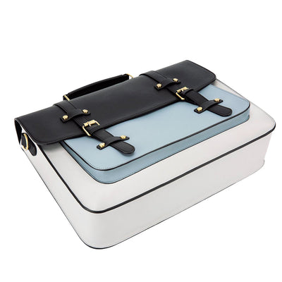 Zainetto Satchel Bicolore Chic – Stilfuld og Alsidig Lædertaske