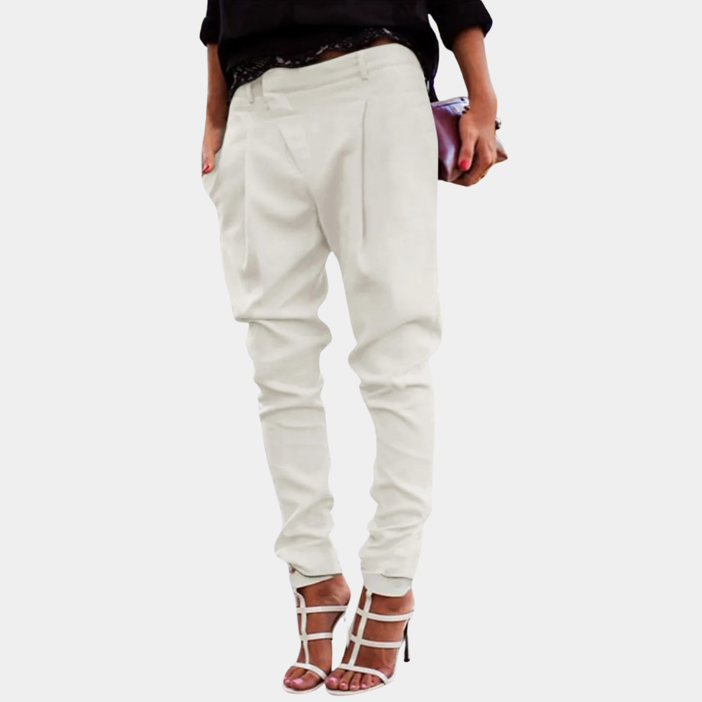 Elsie™ Women's Pleated Chino Joggers Bukser Dame