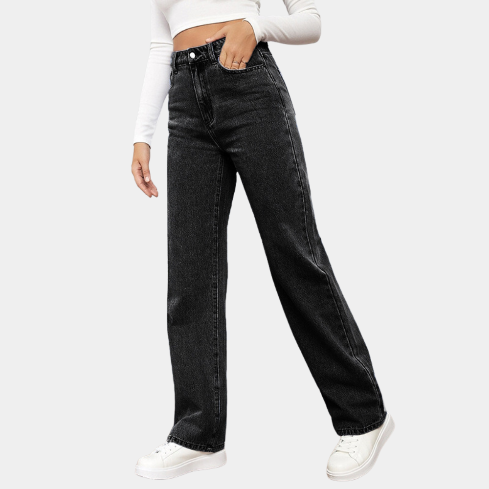 Esme™ Denim Jeans Wide Leg Bukser Dame