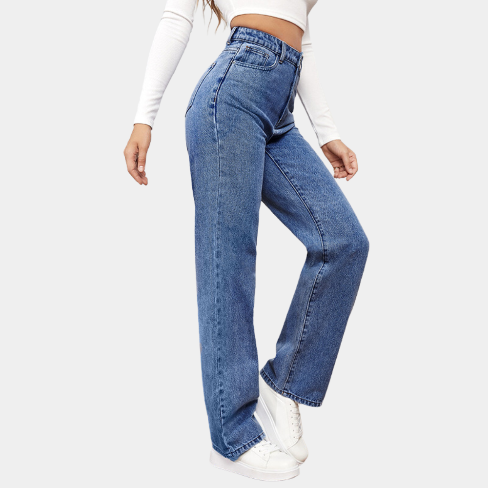 Esme™ Denim Jeans Wide Leg Bukser Dame