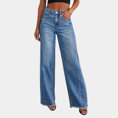Emilia™ Denim Jeans Wide Leg Bukser Dame
