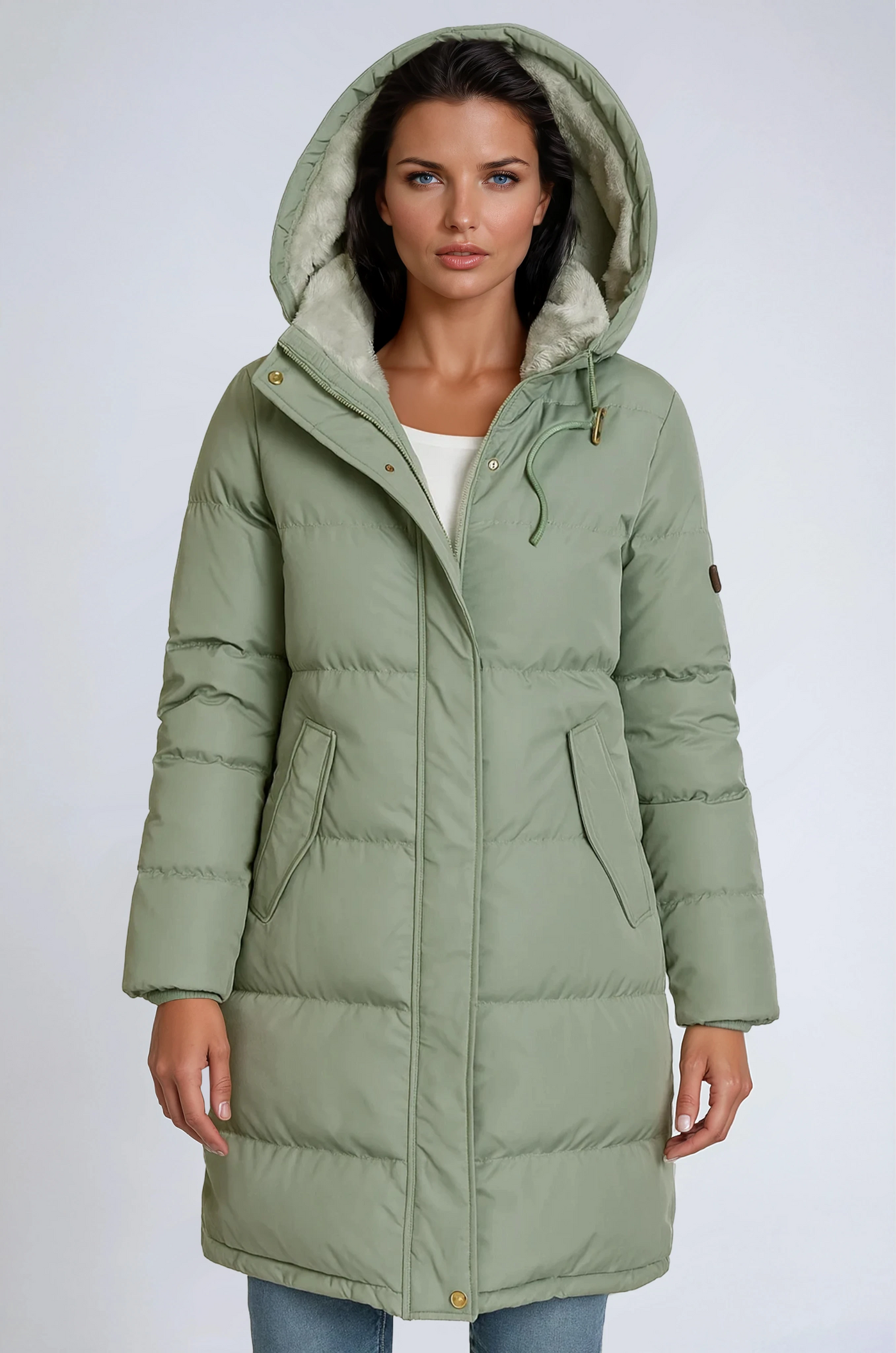 Mira - Dunjakke Lang Vinterjakke til Dame Jakke