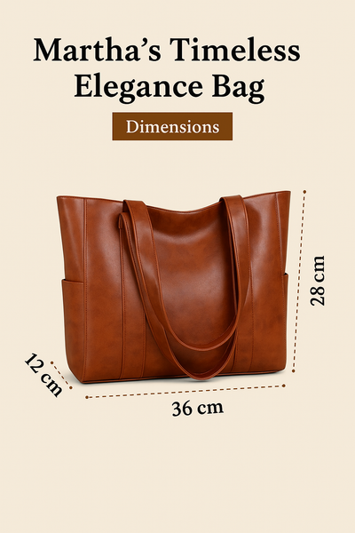 L’Eleganza Senza Tempo di Martha – Tidløs Læder Skuldertaske