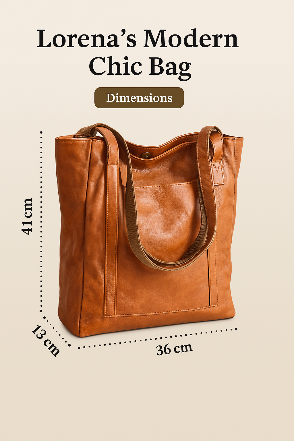 Lorraine’s Modern Chic – Elegant Lædertaske