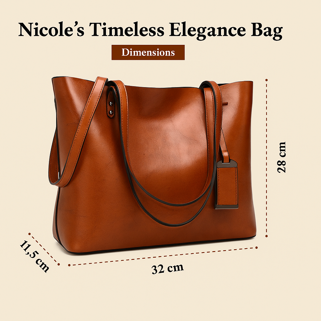 La Preferita di Nicole – Vintage Læder Skuldertaske