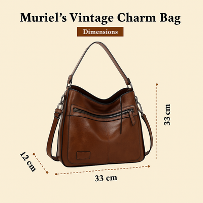 Fascino Vintage af Muriel – Læder Skuldertaske