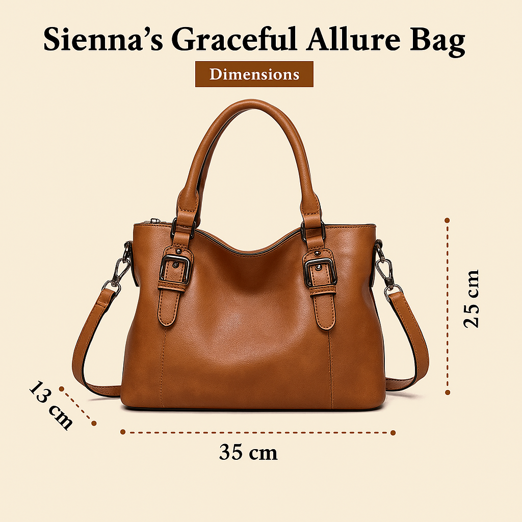 Allure Elegante di Sienna – Skuldertaske i Fint Læder