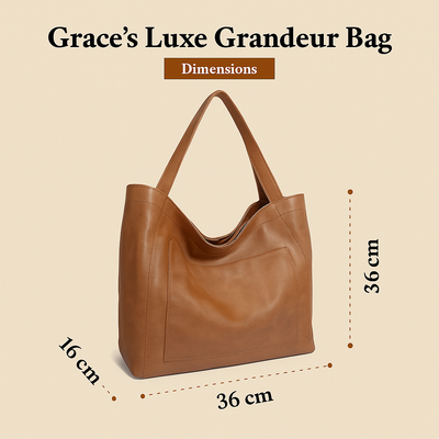 Grandezza Lussuosa di Liva – Håndlavet Blød Læder Skuldertaske