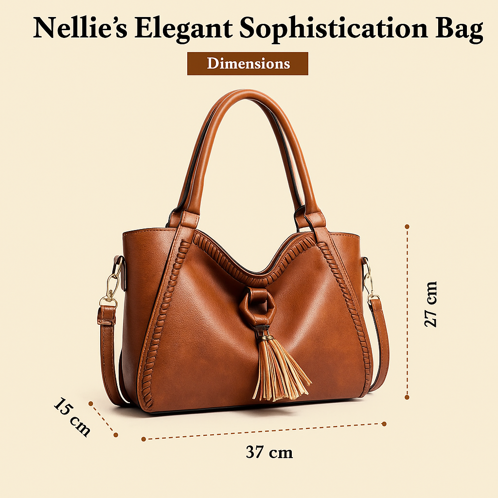 Nellie Sofistikeret Elegance – Læder Skuldertaske