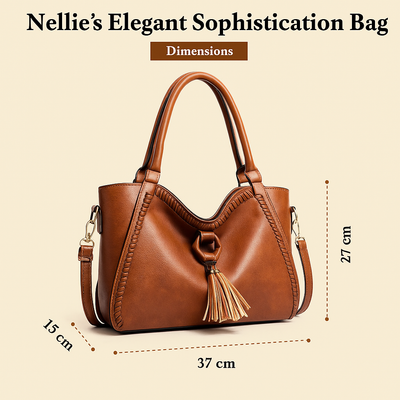 Nellie Sofistikeret Elegance – Læder Skuldertaske