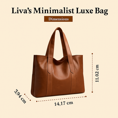 Liva Luksus Minimalisme – Blød Læder Skuldertaske