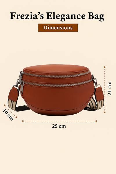 Eleganza di Frezia – Alsidig Læder Skuldertaske