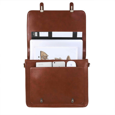 Håndtaske med Sløjfe i Vintage Stil – Læder Design