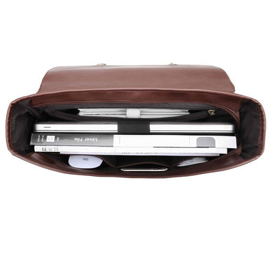 Håndtaske med Sløjfe i Vintage Stil – Læder Design