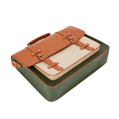 Zainetto Satchel Bicolore Chic – Stilfuld og Alsidig Lædertaske